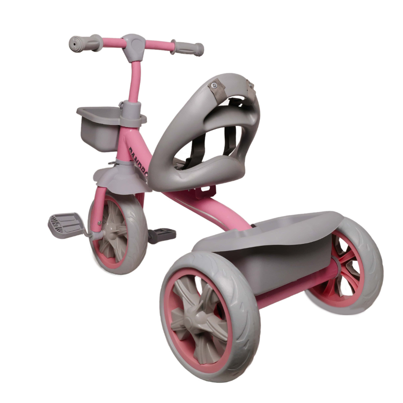 TRICYCLE NON PARENTAL – PINK/GREY