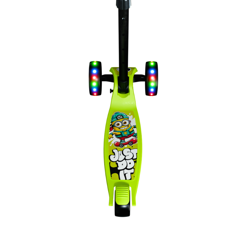 KICK SCOOTER ( LED) - FL.YELLOW/BLACK