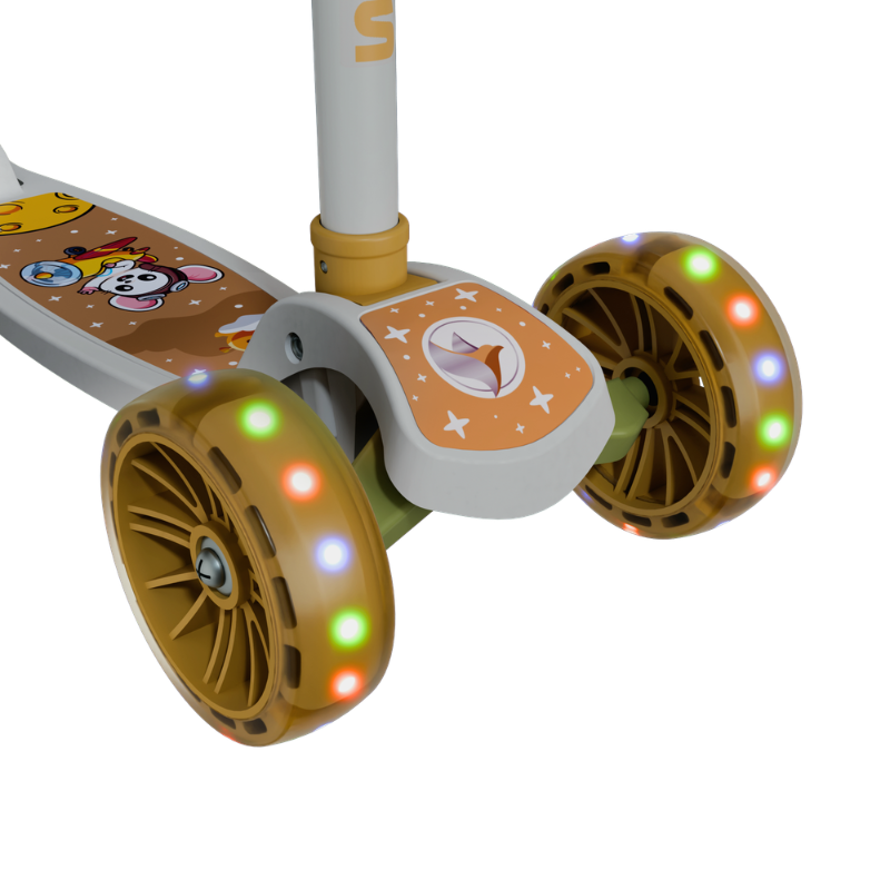 KICK SCOOTER ( LED) - OFFWHITE/BEIGE/OLIVE
